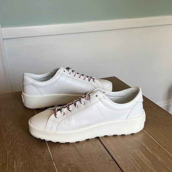 New Rare Moncler white Promyx sneakers 40 made in Italy.  Sold out everywhere. - Picture 12 of 14